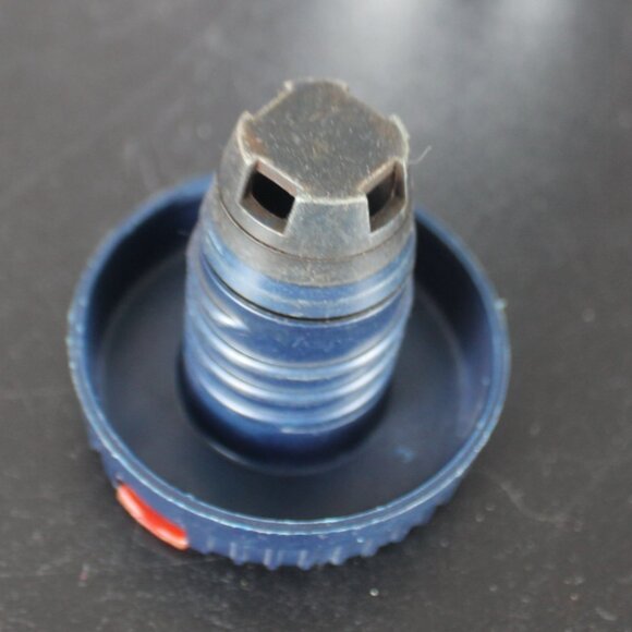 Blue Thermos Vacuum Bottle Model 2480 King Seeley 1 LT Stainless Steel Vintage - Picture 16 of 16